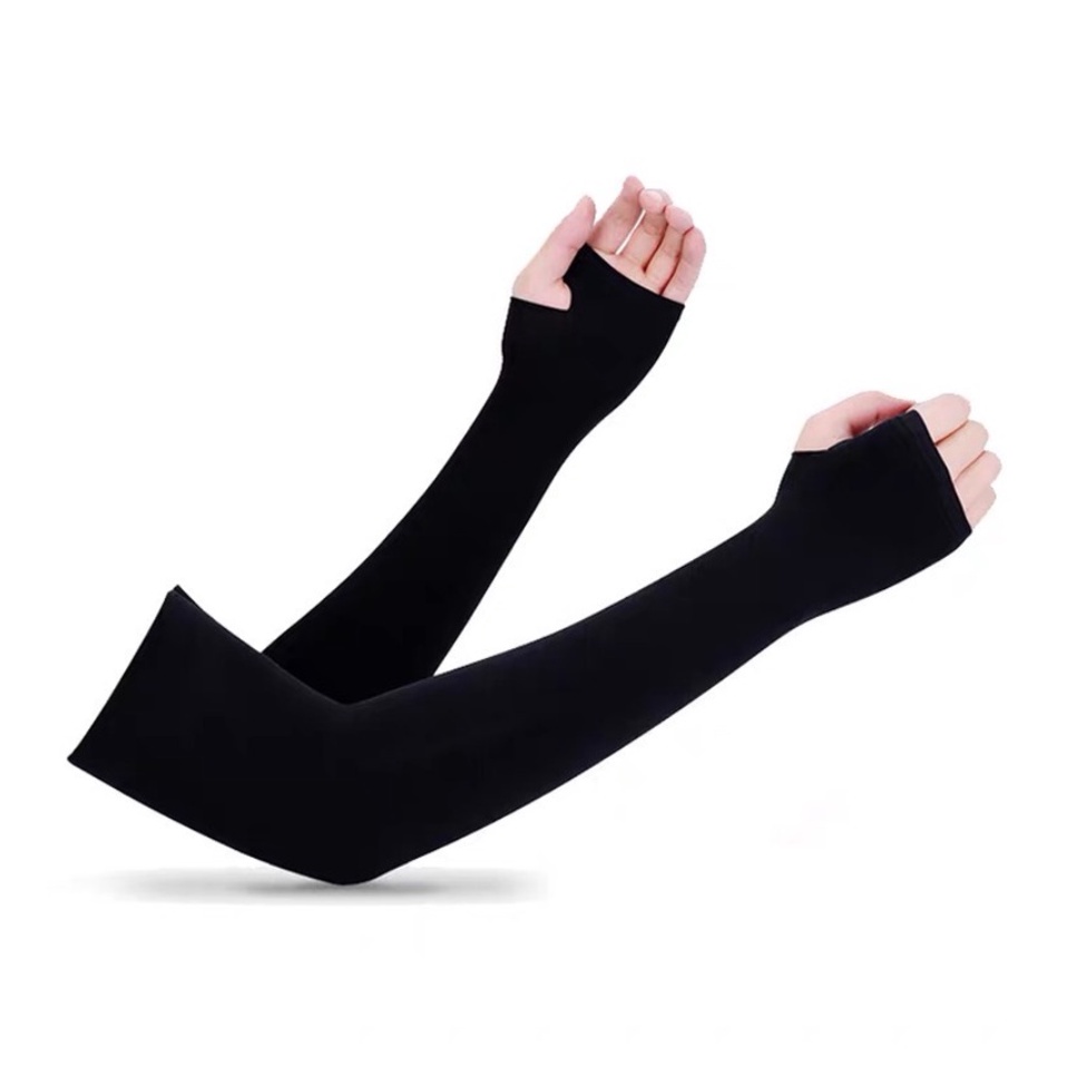 Găng Tay Chống Nắng Xỏ Ngón, Bao Tay Chơi Thể Thao Ngoài Trời, Đi Xe Máy, Chống Tia UV, Co Giãn, Dành Cho Nam Nữ