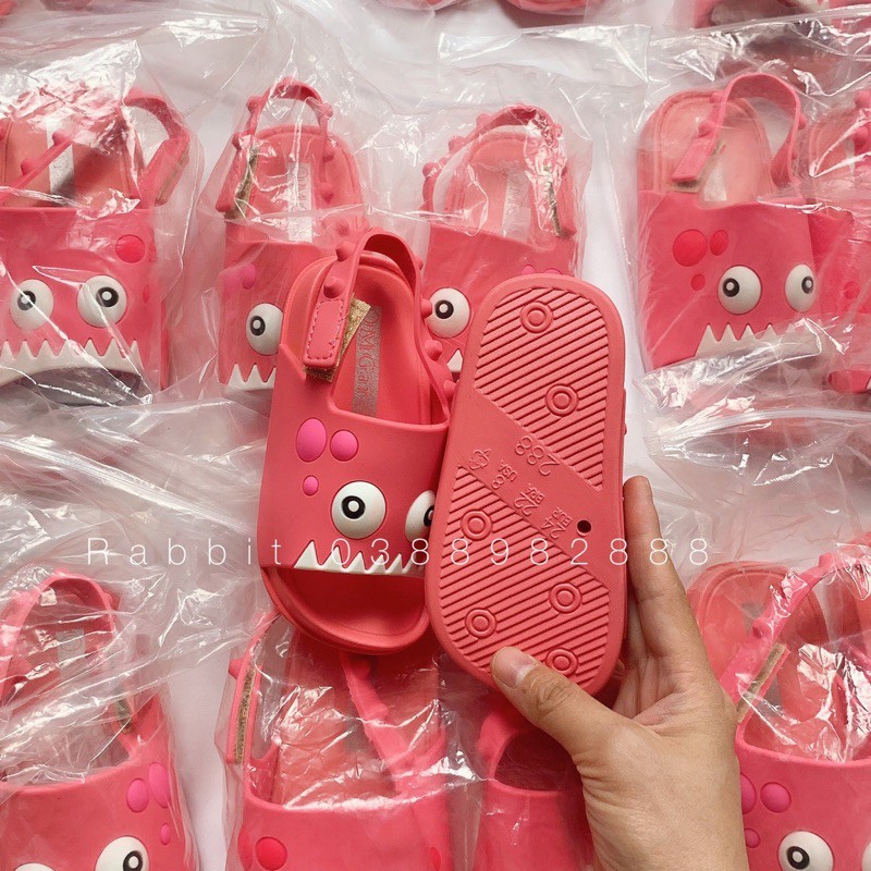 Dép monster xanh hồng - RABBITSHOP