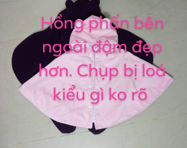 Áo choàng hồng coton siêu xịn và Mát