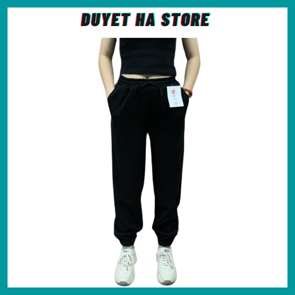 QUẦN Nhung TĂM ống rộng NỮ DÁNG JOGGER CAO CẤP - QUẦN nhung nữ CẠP CHUN CÓ TÚI