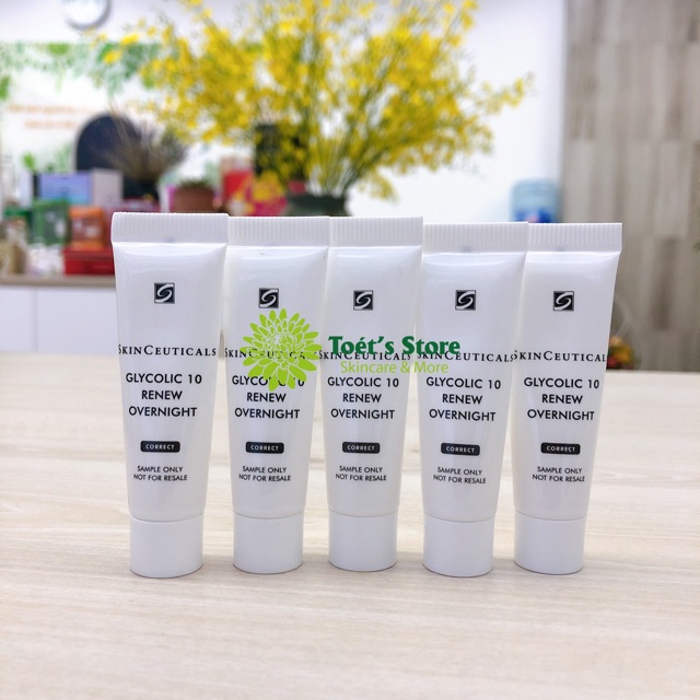 [Combo 3 tuýp] Kem dưỡng Glycolic 10 Renew Overnight 4ml