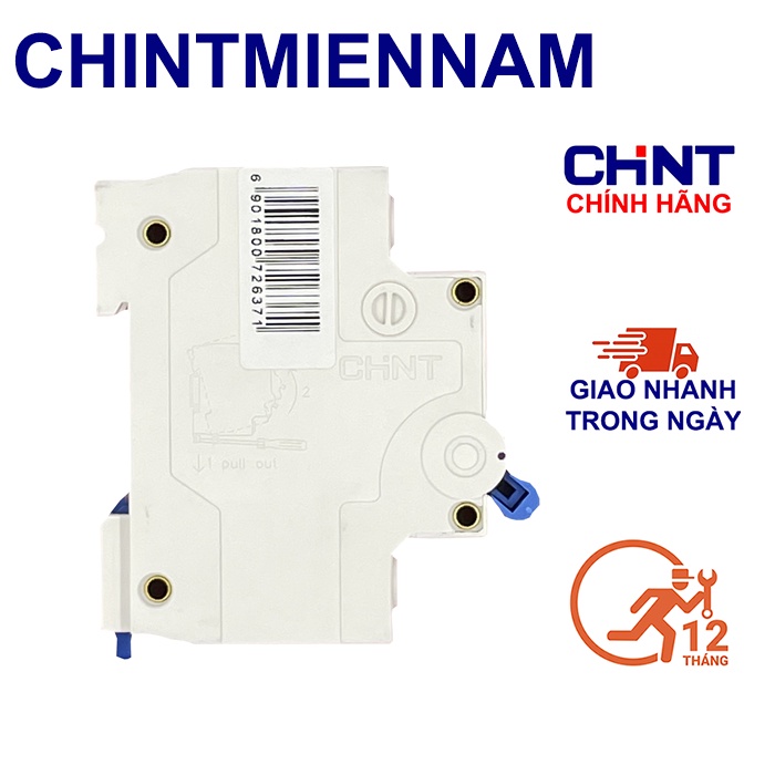Cầu Dao Aptomat An Toàn MCB NXB-125 2P 80A-125A 2 Pha 10Ka Hãng CHINT