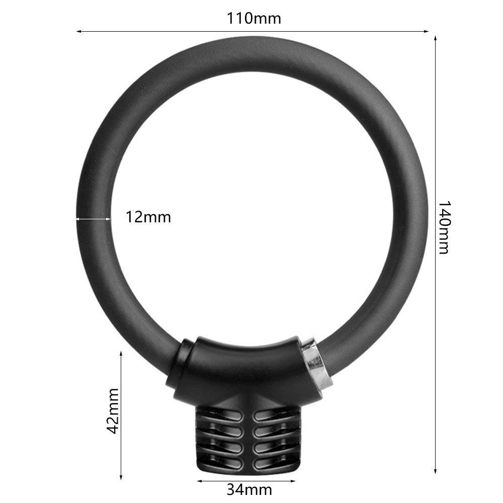 Khóa Xe Đạp Mini Bằng Thép Không Gỉ Chống Trộm Tiện Dụng