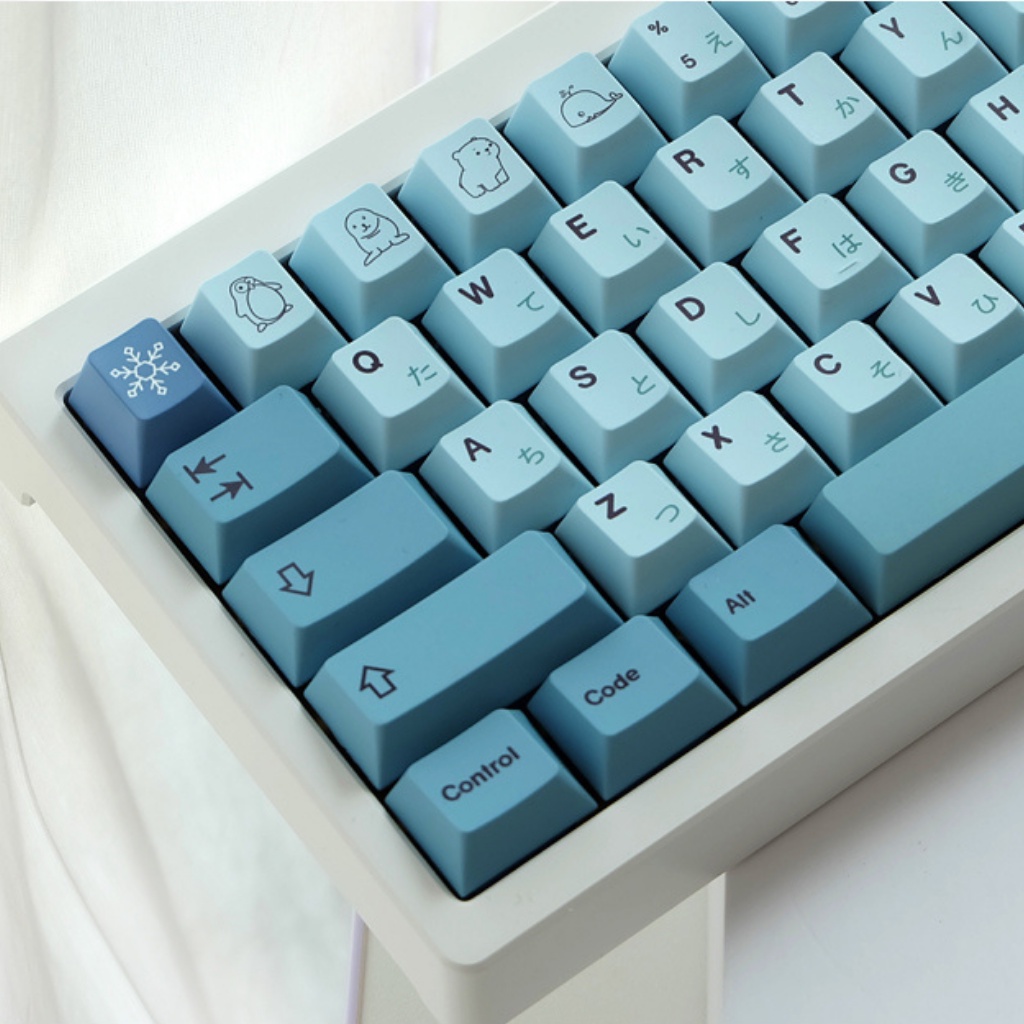 Bộ keycap pbt cherry Iceberg dày 1.4mm | nút bàn phím cơ - Kicap