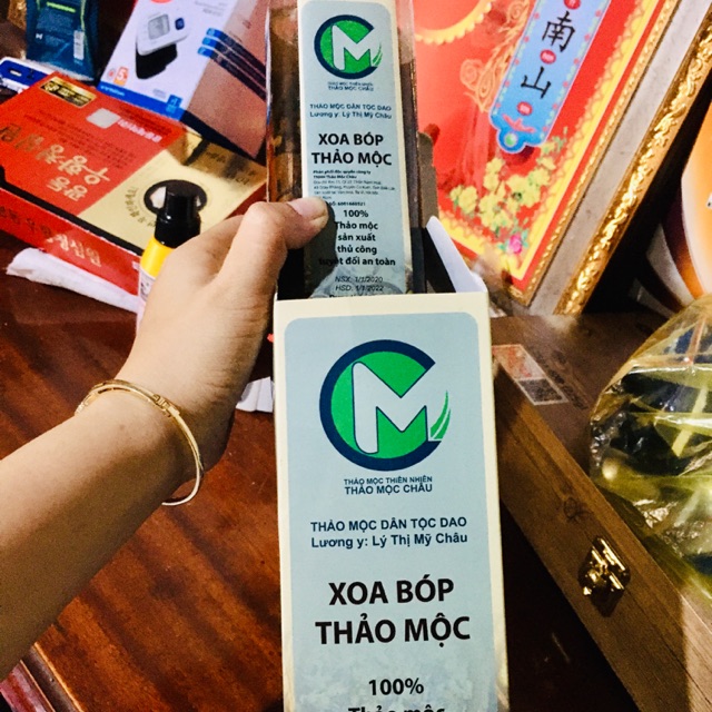 Xoa bóp thảo mộc rất hiệu quả với mẹ chồng và mẹ đẻ mình. Mình lấy về cho các bà hàng xóm dùng rất ưng ý.