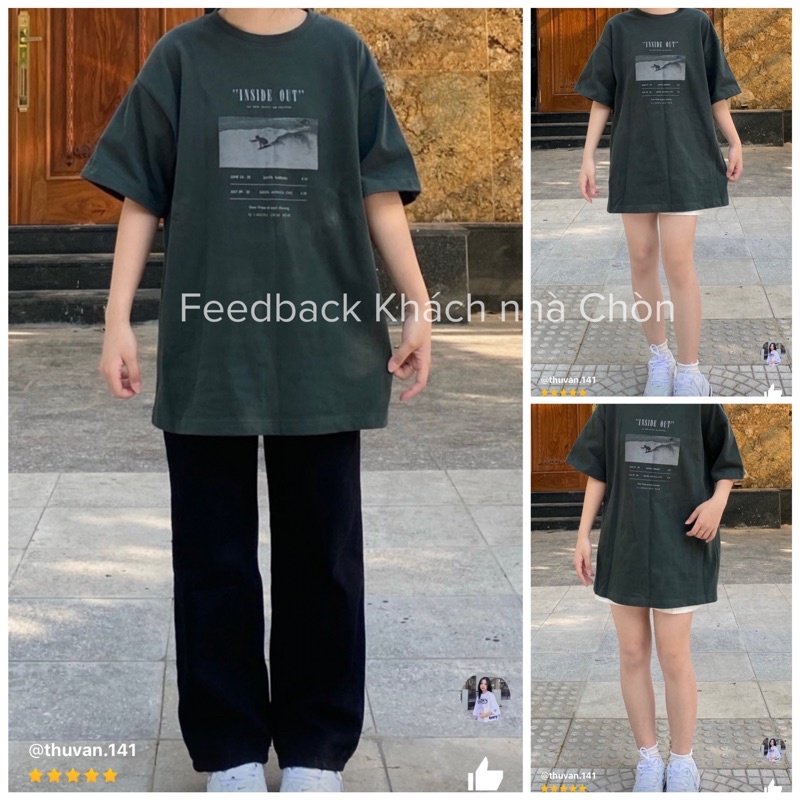 Áo thun 3158 MÀU XANH LÁ GIÀ hàng loại 1 chất dày dặn Cotton Unisex CHÒN CLOTHING