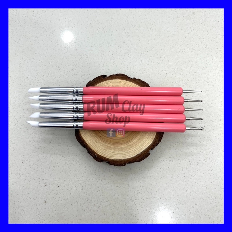 Bộ dụng cụ tạo hình 2 đầu 5 cây