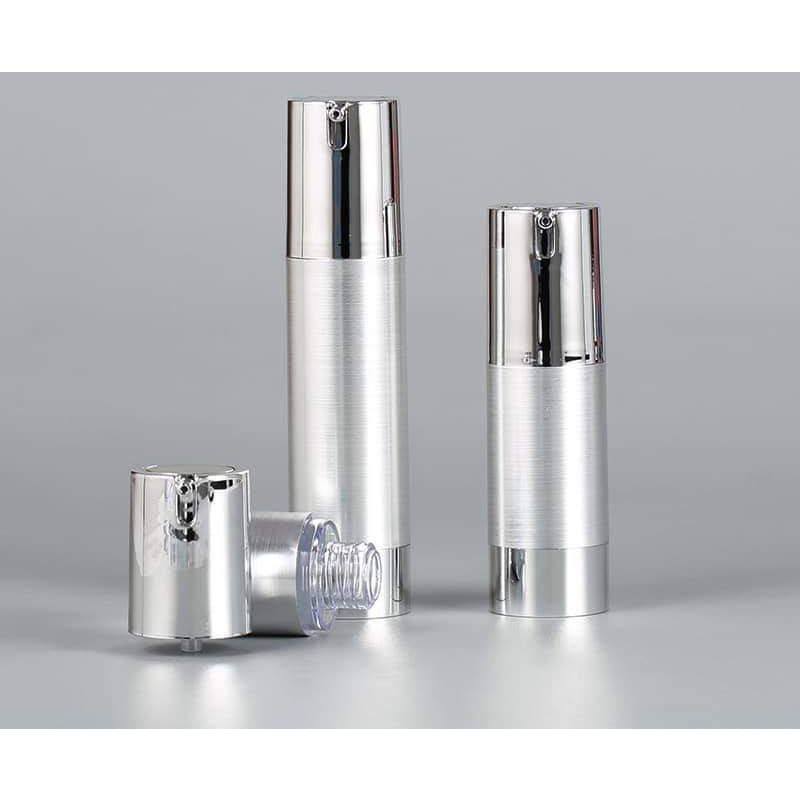 [GIÁ RẺ NHẤT] Chai Chiết Mỹ Phẩm ❤ Chai xịt giọt hút chân không Cao cấp 15ml,30ml,50ml Thân xi bạc Nắp bạc.