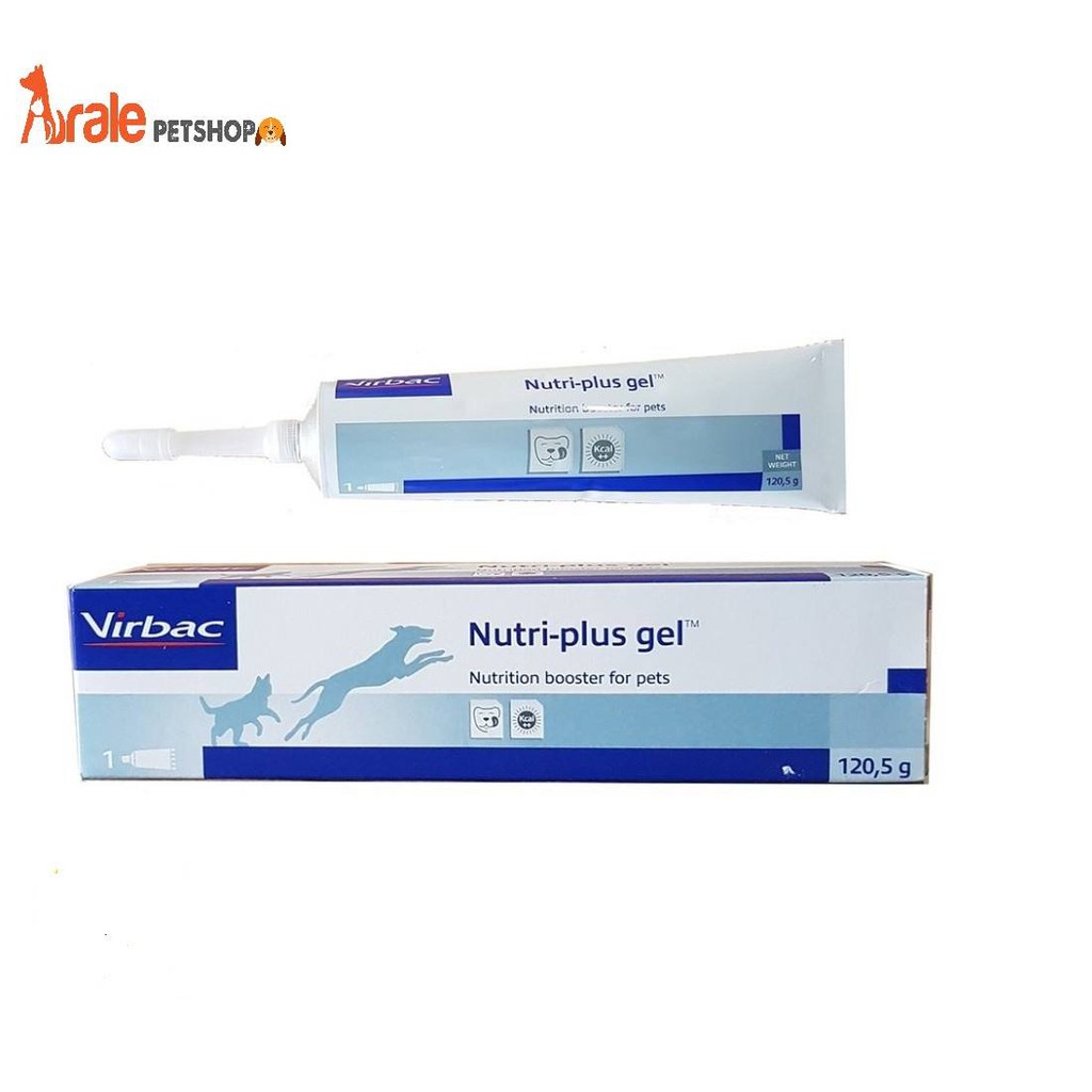 [VIRBAC Nutri Plus Gel - CHÍNH HÃNG] Gel dinh dưỡng cho thú cưng/ chó mèo 120.5G