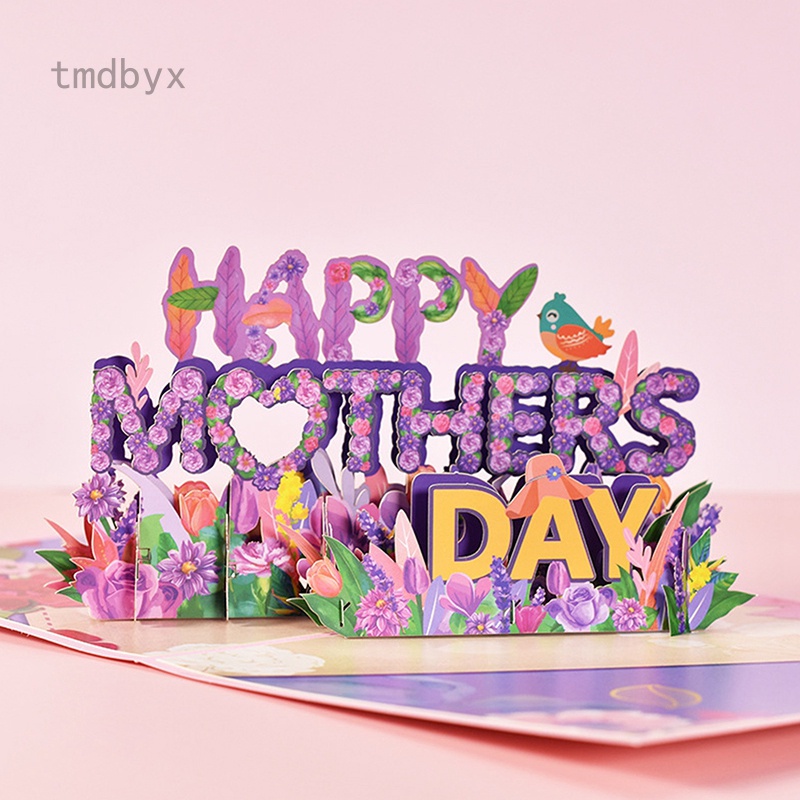 Tmdbyx Thiệp Chúc Mừng 3D Dùng Cho Ngày Của Mẹ