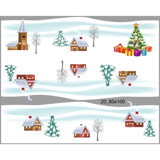 DECAL TRANG TRÍ NOEL 2021 COMBO SỐ 23