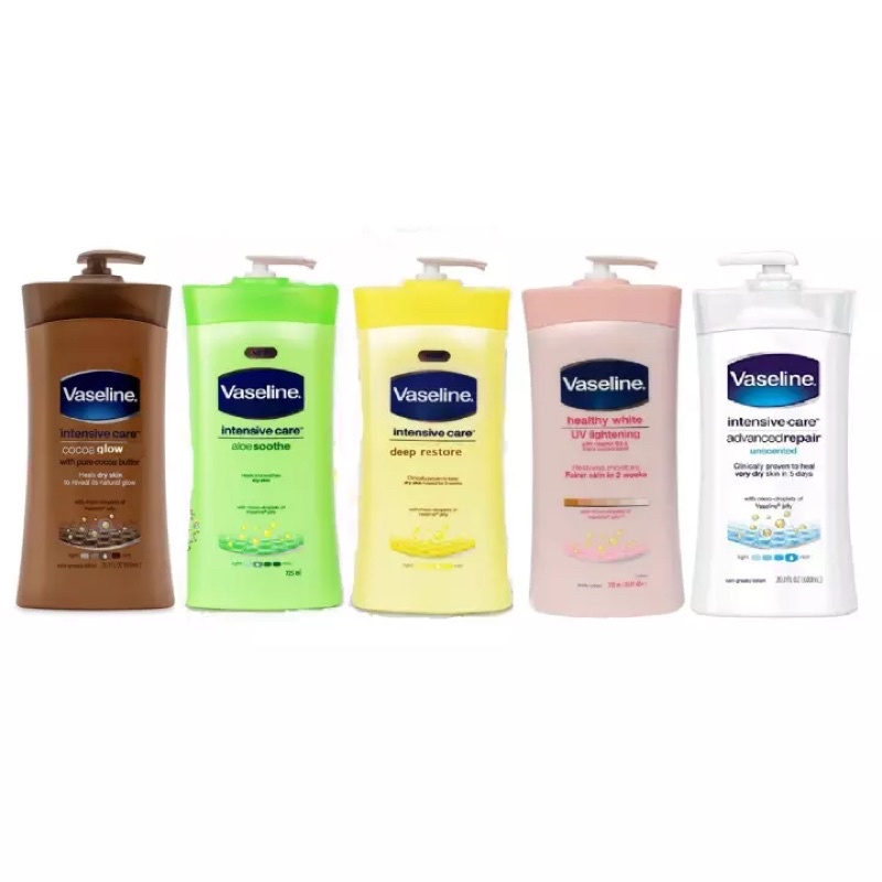 Sữa dưỡng thể Vaseline Mỹ các màu 725ml