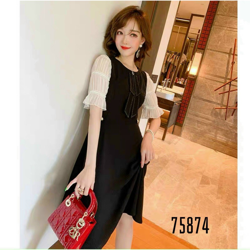 ĐẦM UM PHỐI VOAN NỮ SIÊU XINH HOT HOT CHO CÁC QUÝ CÔ