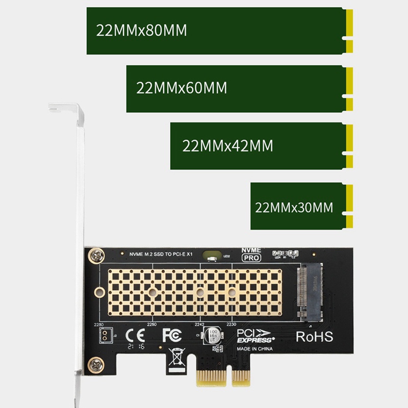 Thẻ Mở Rộng M2 NVME M2 NVME Sang Pcie X1 M2 Cho WIN10