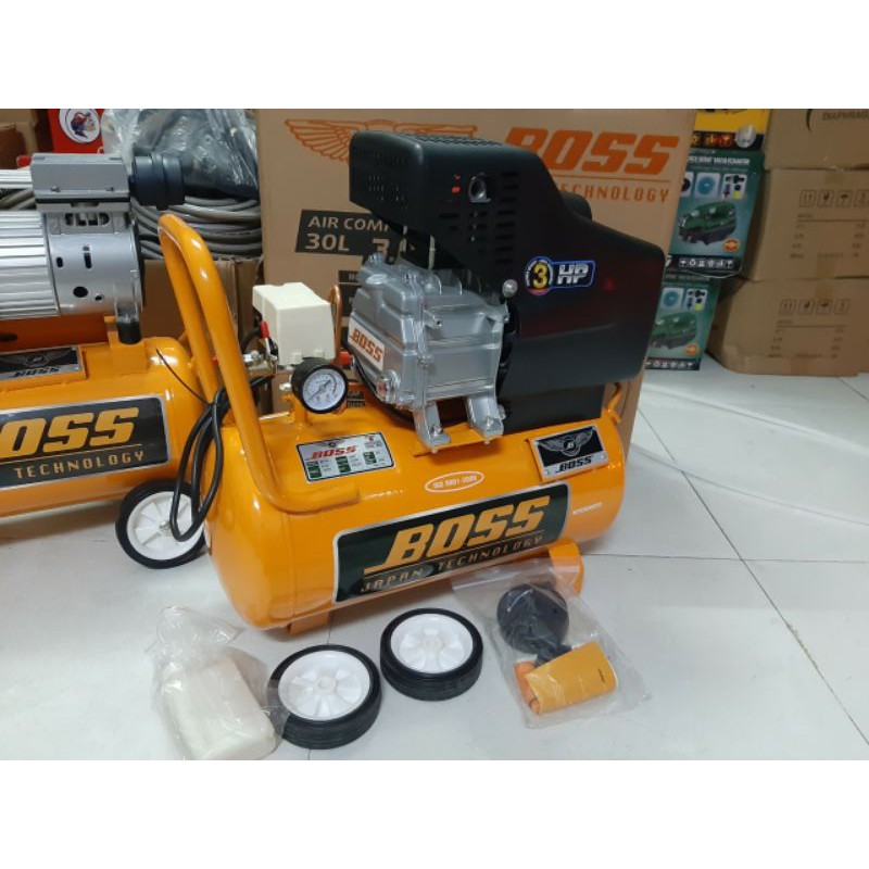 máy nén khí BOSS 30lit có dầu 3hp chuyên công trình .