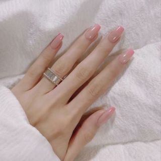 Bộ 24 móng tay giả đổi màu fom thang
