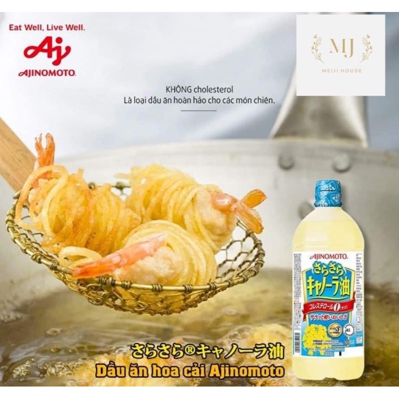 Dầu ăn hoa cả Ajinomoto Nhật