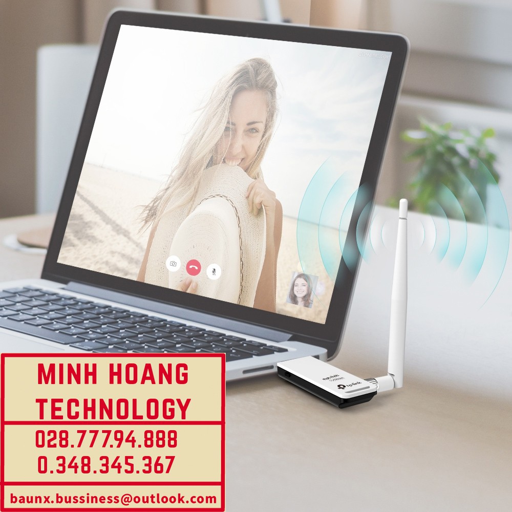 USB thu sóng tiện lợi Wifi TP-Link WN722N | BigBuy360 - bigbuy360.vn