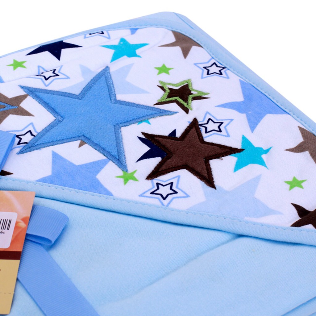 Chăn ủ cotton Carter's Baby, Ủ choàng sơ sinh có mũ siêu mềm mại cho bé