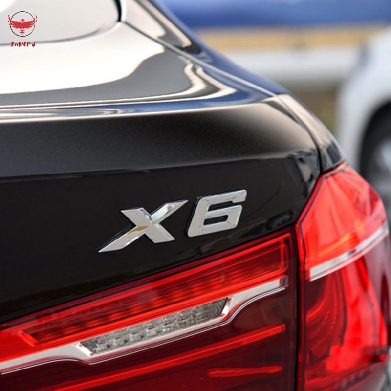 Miếng Dán Trang Trí Xe Hơi BMW X1 X3 X5 X6 GT Bằng ABS In Chữ Độc Đáo Chất Lượng Cao