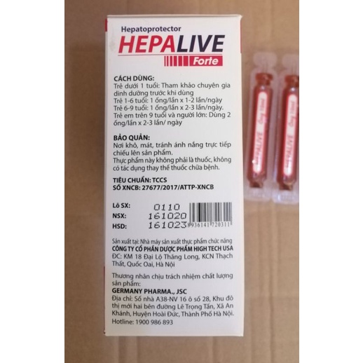 Hepa live Hỗ trợ giảm các triệu chứng: nóng trong, mẩn ngứa, mề đay, táo bón, tiểu vàng do chức năng gan suy giảm