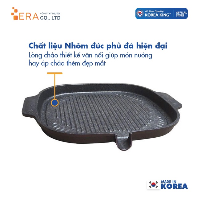 Chảo Nướng Không Dính KoreaKing KGP-32MHI