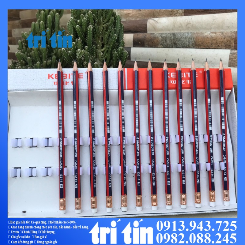 Bút chì gỗ Staedtler 2B CAMEL 132 14