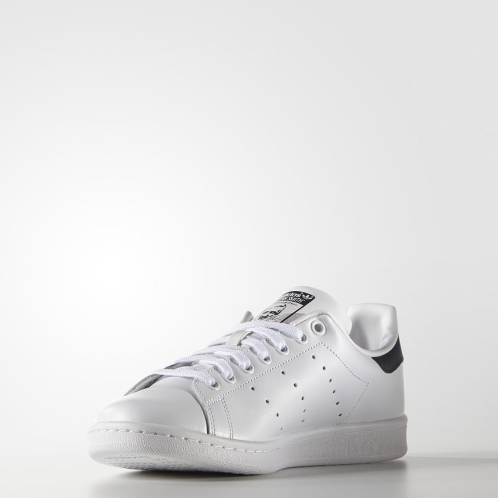 Giày Thời Trang Adidas Stan Smith Nam Trắng Xanh M20325 - Hàng Chính Hãng
