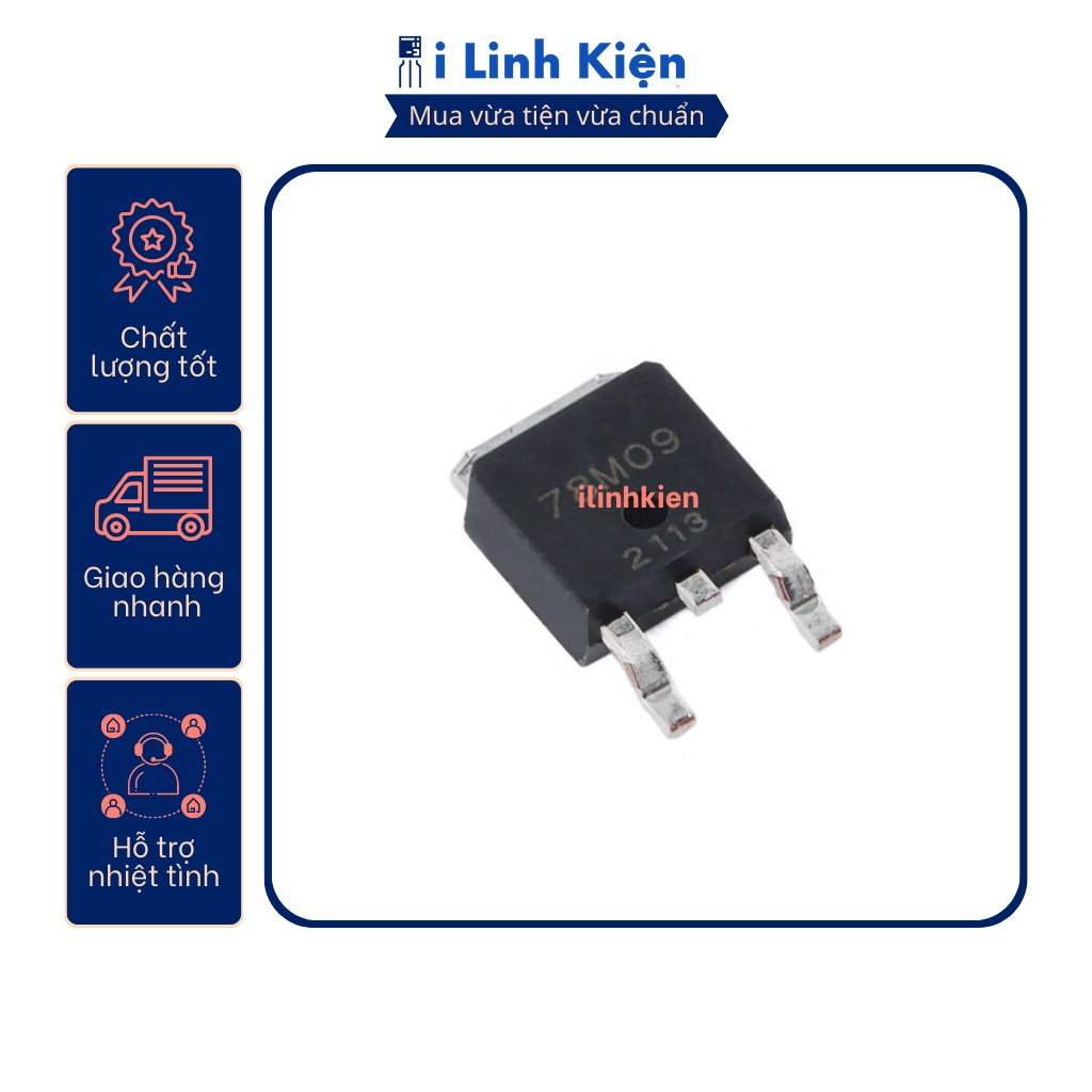 78M09 78M09CD2T 7809 TO-252 0.5A 9V