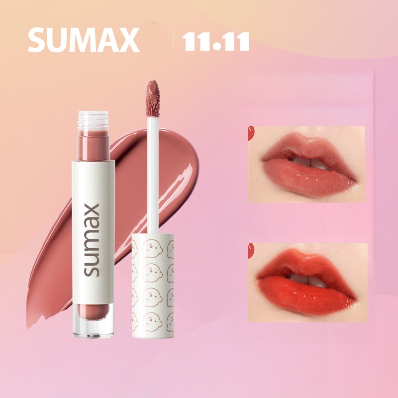 Son bóng SUMAX dưỡng ẩm lâu trôi màu hồng dễ thương chất lượng cao 2.5g | BigBuy360 - bigbuy360.vn