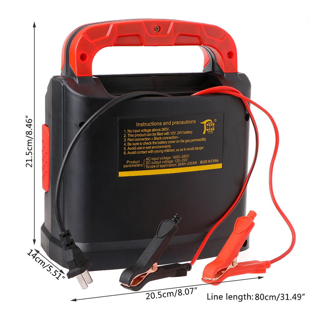 Bộ nạp ắc quy 350W 14A 12V-24V chuyên dụng cho xe hơi