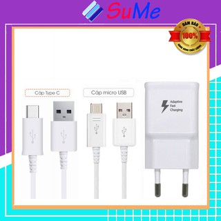 Bộ sạc dành cho Samsung, tương thích Oppo, Xiaomi, Vsmart, sạc nhanh chuẩn QC cho mọi loại điện thoại androih