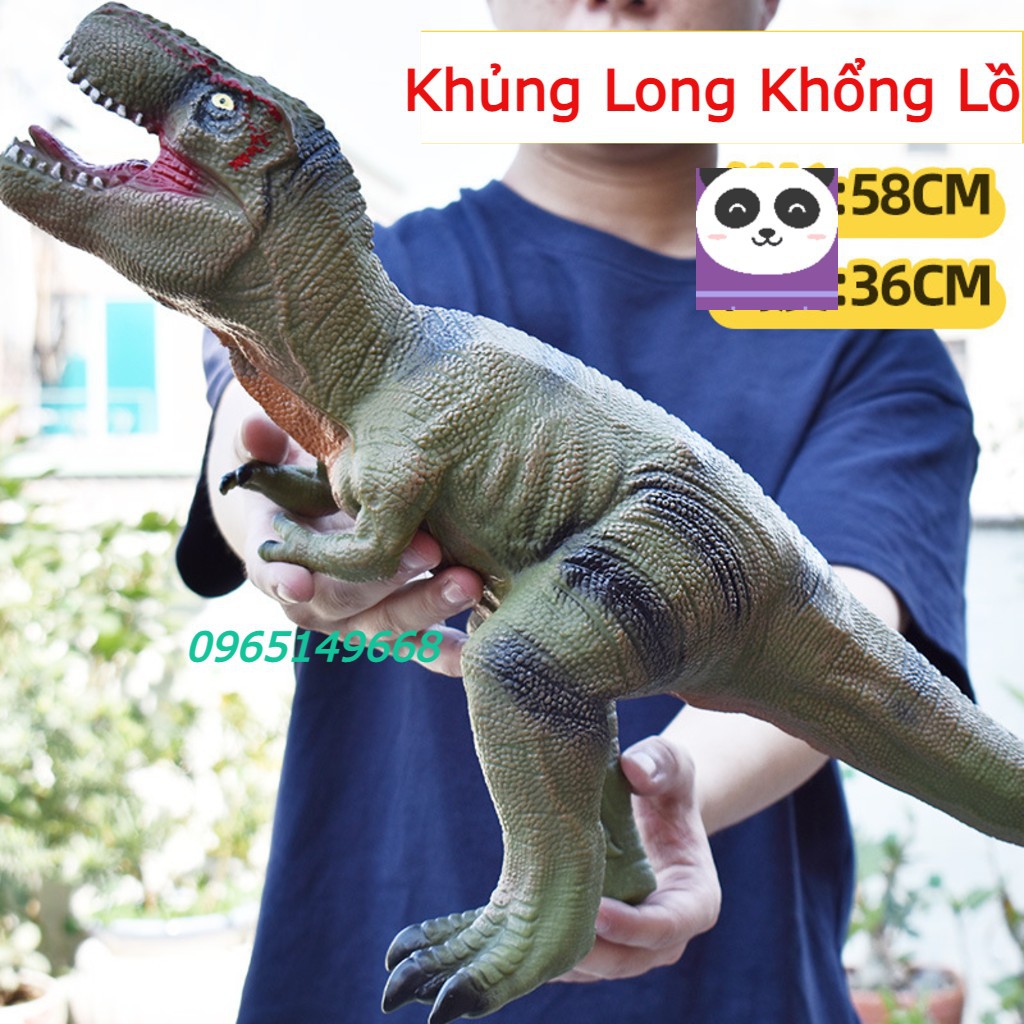 Khủng Long Bạo Chúa, Cổ Dài, Đồ Chơi Cho Bé Bằng Nhựa Dẻo Nhồi Bông Có Tiếng Kêu