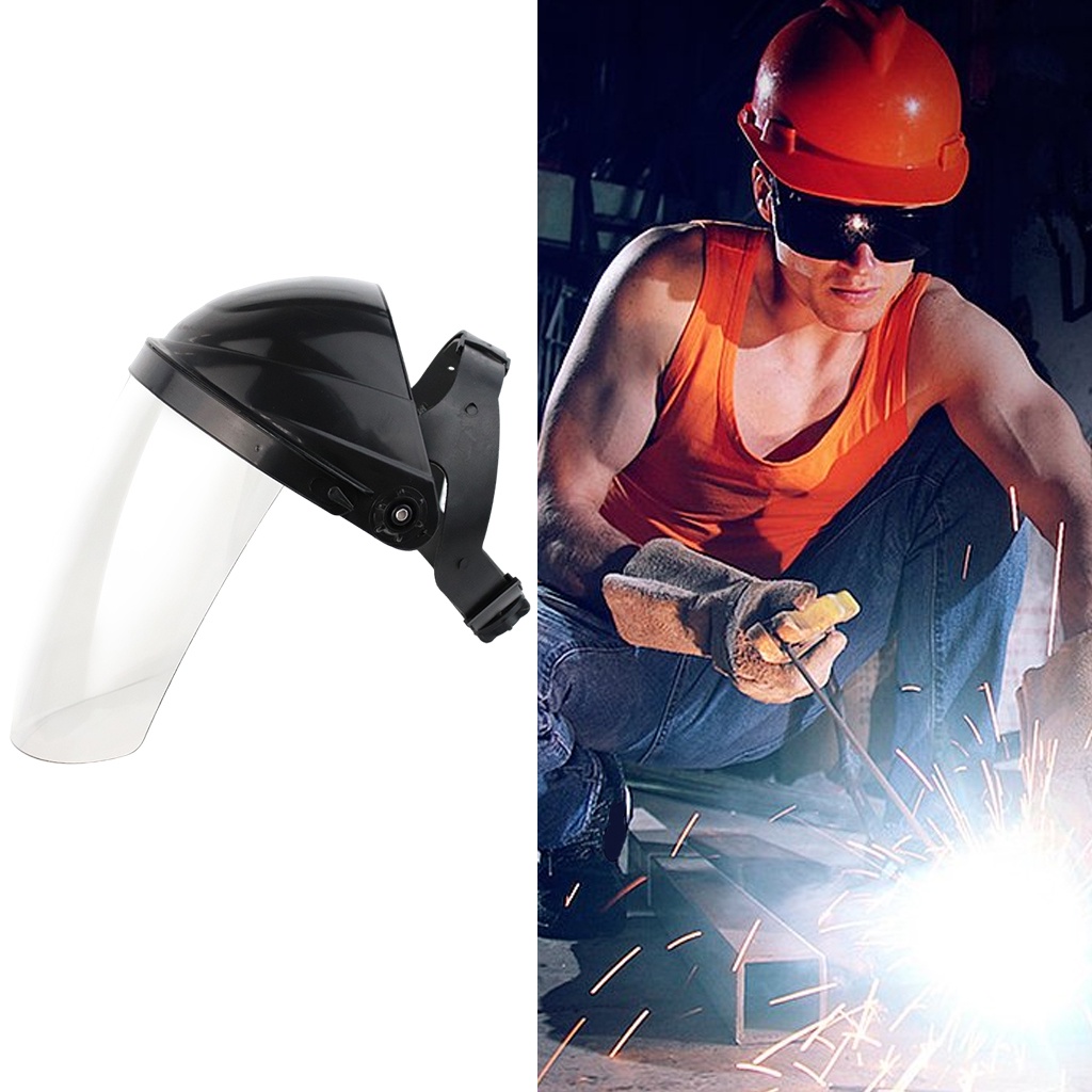 Mũ Bảo Hiểm Bảo Hộ Chống Trầy Xước Màu Trong Suốt Có Thể Điều Chỉnh