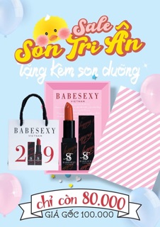 Babesexy son sáp chất kem