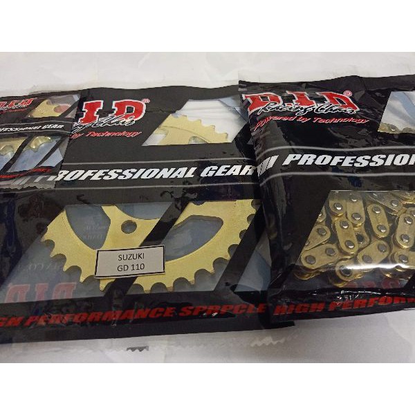 Nhông sên đĩa cho xe suzuki GD110 _ loại 10li