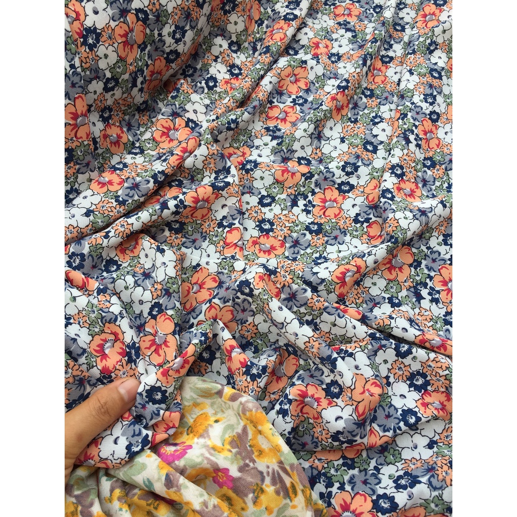 ❤️❤️❤️Lụa tằm hoa nhí 2565