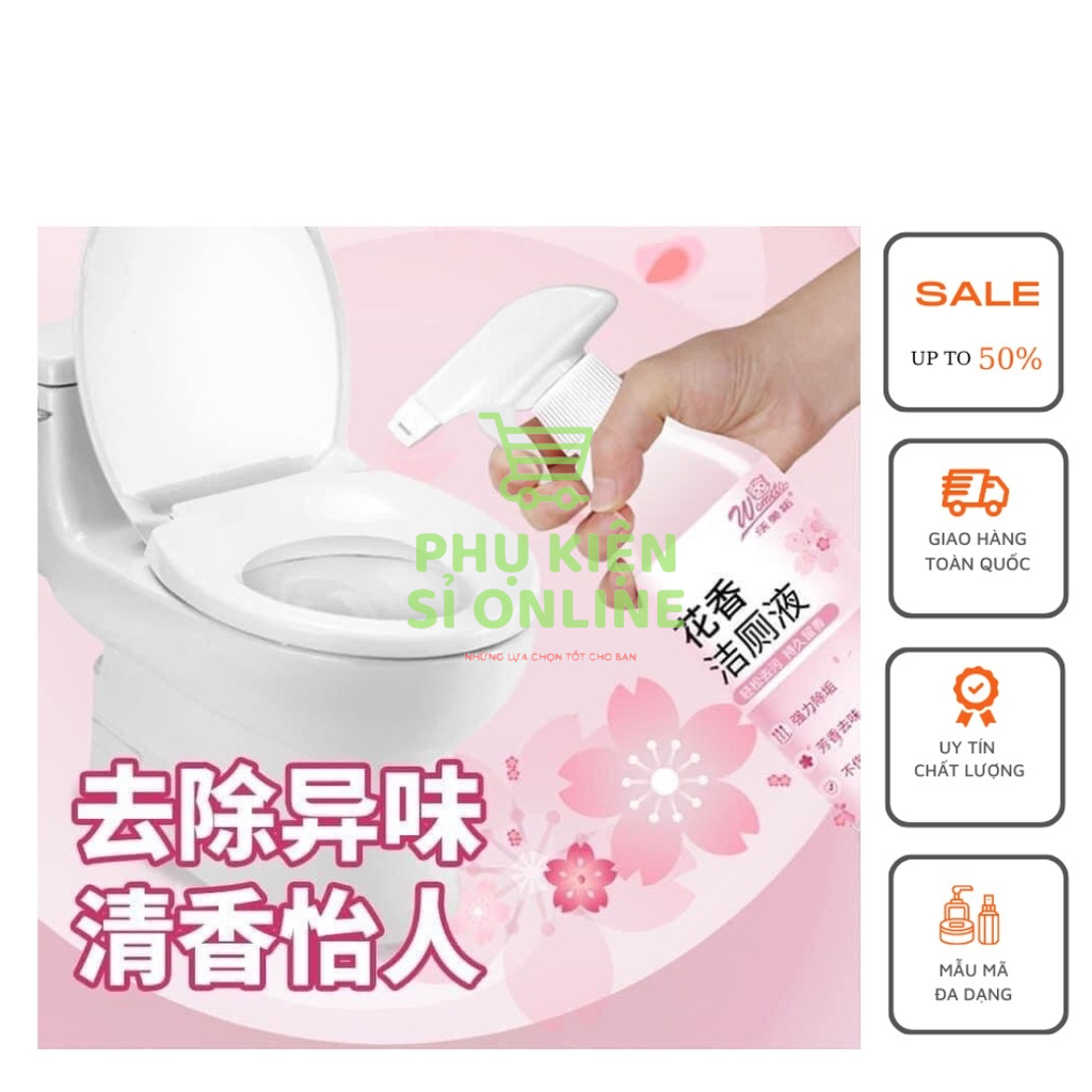 Chai xịt tẩy rửa Nhà vệ sinh/Bồn cầu/Nhà bếp dạng bọt mùi hương hoa anh đào Store4girls