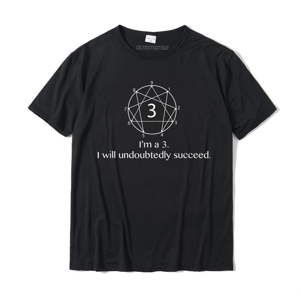 Áo Thun Cotton I 'M An Enneagram 3. Tôi sẽ thành công. Áo Thun Thiết Kế Mới Kiểu Dáng Đơn Giản Thời Trang Dành Cho Nam