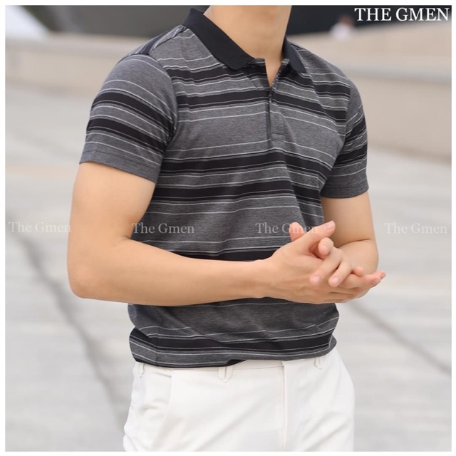 Áo Striped Polo GMEN cao cấp