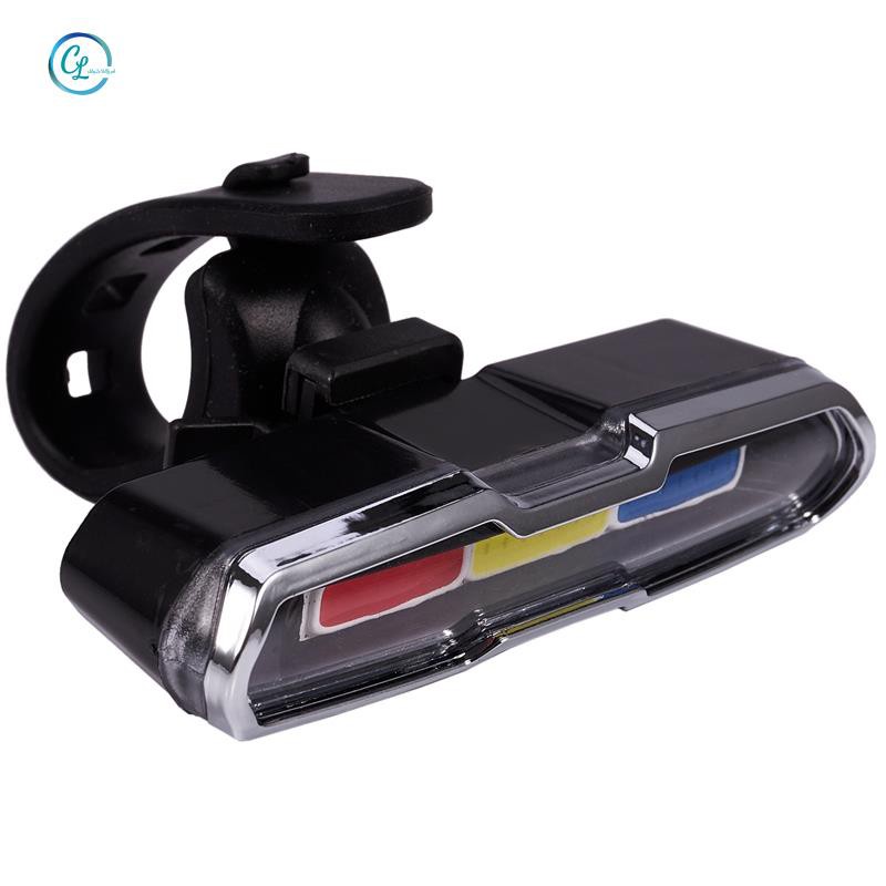 Đèn LED Gắn Phía Trước Xe Đạp Có Thể Sạc Lại Bằng Cổng USB Màu Sắc