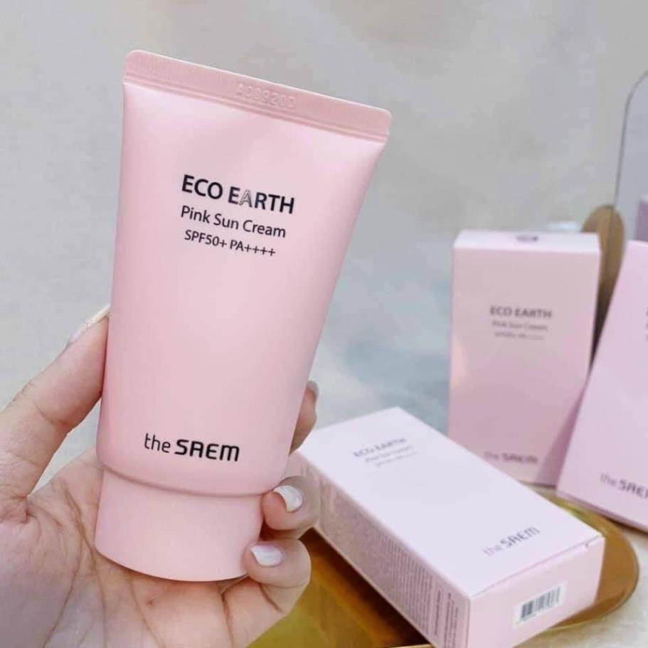 Kem Chống Nắng The Saem Kcn Eco Earth Power Sun Cream EX - Donna.cosmetics