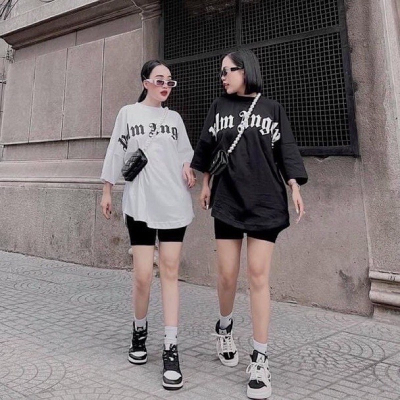 Quần ngố Choobe legging lửng biker cạp chun vải thun đen trơn dáng ôm co giãn tốt