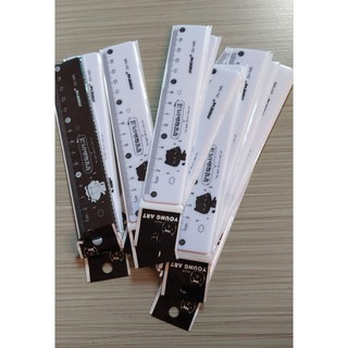 Thước kẻ hình 15cm