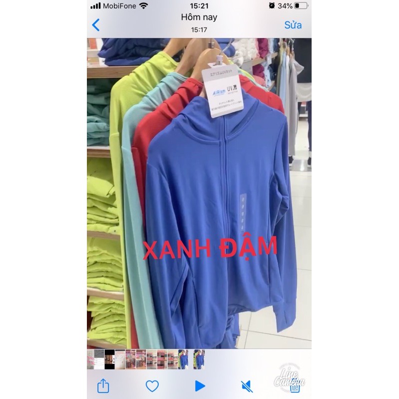 Áo chống nắng Uniqlo chất làm mát | BigBuy360 - bigbuy360.vn