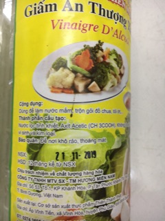 Giấm cốt làm dưa chua