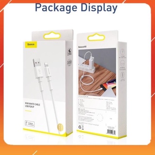 Cáp sạc nhanh baseus iphone 2.4A siêu to khổng lồ - dây sạc siêu bền lightning cho iphone, ipad - hàng chính hãng
