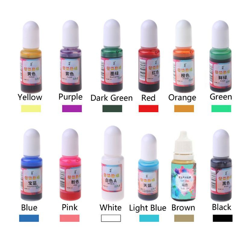 Lọ Màu Nhuộm Trang Sức Bằng Resin Uv