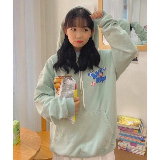 Áo Hoodies Nữ Nón Lớn 2 Lớp Trùm Đầu Chất Nỉ Mềm Mịn In Pokemon Baby Form Rộng Mặc Đẹp Thoáng Mát NEW UNISEX