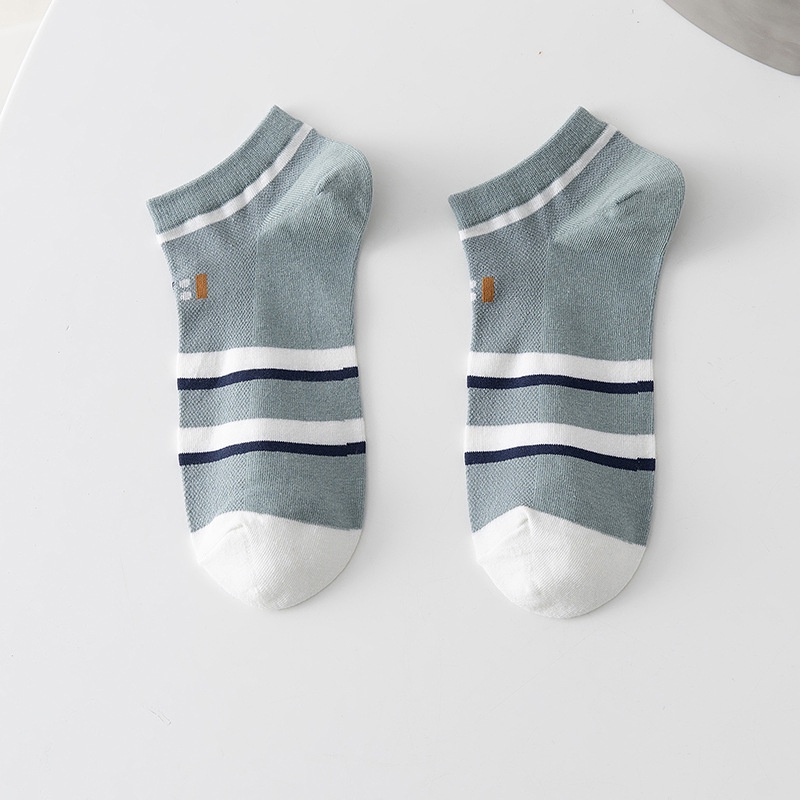 Vớ cotton Cổ Ngắn Thoáng Khí Chất Lượng Cao Thời Trang Mùa Hè Cho Nam